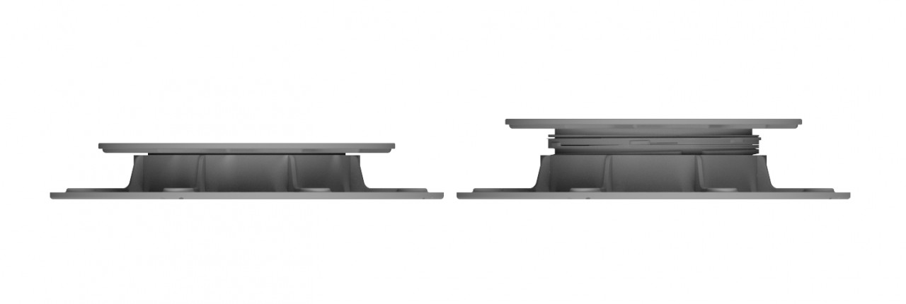 Plot / Piedestal / Suport reglabil pentru gresie / pardoseli inaltate, inaltime variabila 28-36 mm – XLEV-L-B1 28-36