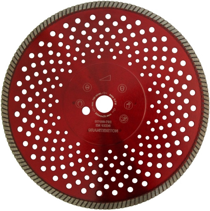 Disc DiamantatExpert pt. Granit & Piatra – Turbo 300mm Super Premium – DXDH.2677.300 (Ø interior disc: 25,4mm) criano.com