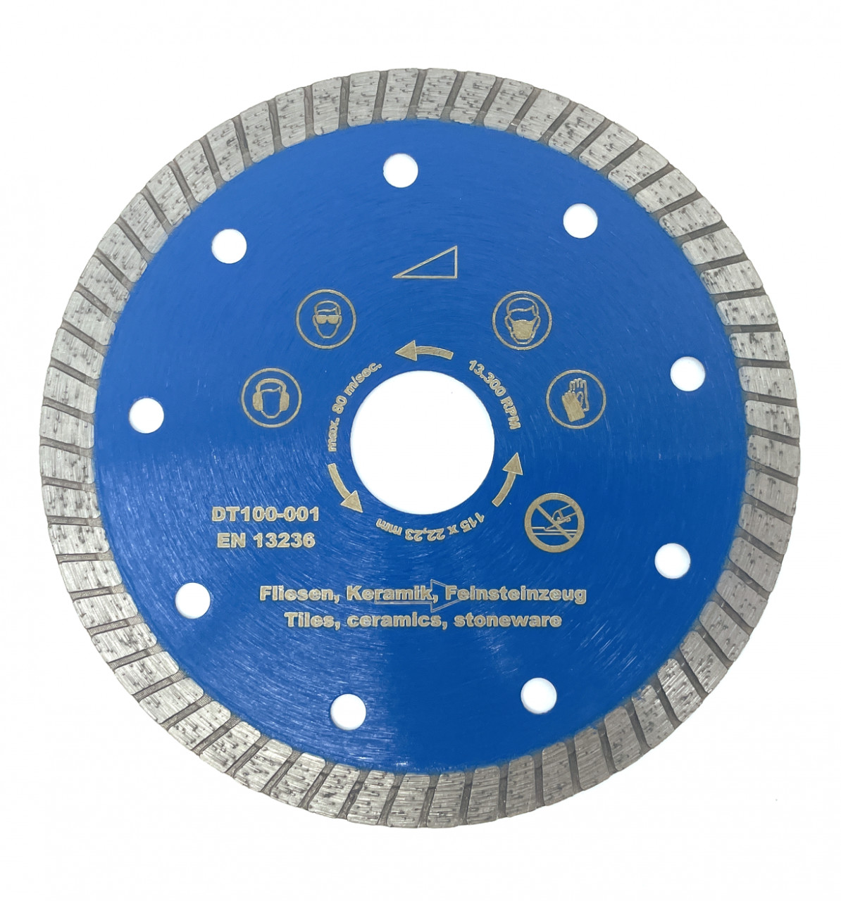 Disc DiamantatExpert pt. Gresie ft. dura, Portelan dur, Granit- Turbo 115×22.2 (mm) Super Premium – DXDH.3957.115.22 (mm) imagine noua