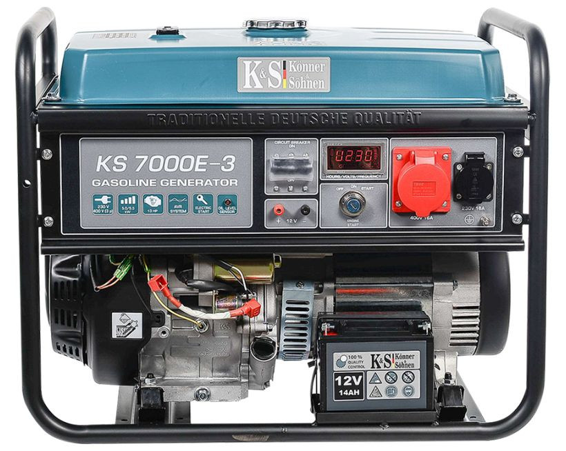 Generator de curent 5.5 kW benzina PRO – Konner & Sohnen – KS-7000E-3 5.5 imagine noua