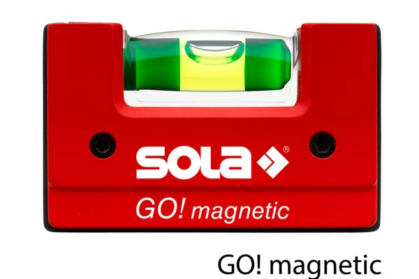 Nivela cu bula (boloboc) GO! magnetic – Sola-01621101 (nivela