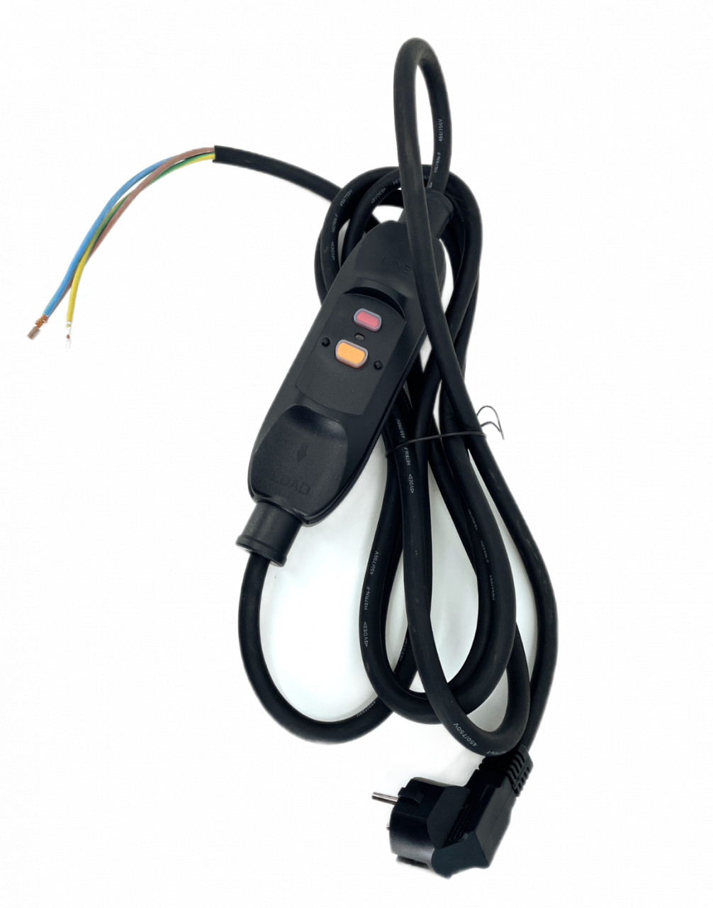 Cablu de alimentare 230V 16A IP66 cu stecher si siguranta PRCD, intrerupator de protectie personala pentru scule KEDU PD22A – CNO-CK-PRCD-cablu 16A imagine noua