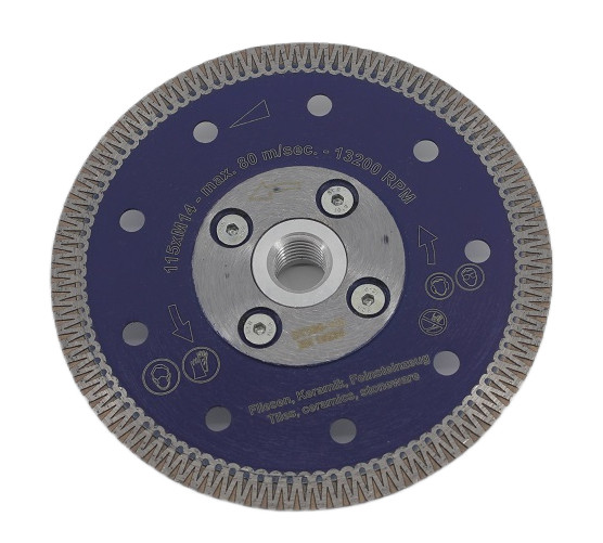 Disc DiamantatExpert pt. Ceramica dura, portelan, gresie 115xM14 (mm) Super Premium – DXDH.3901.115.M14 (mm) imagine noua