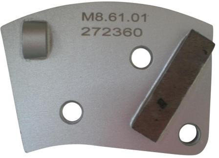 Placa cu segmenti diamantati pt. slefuire pardoseli – segment DPC – prindere M8 – DXDH.8508.61.01-R criano.com imagine noua