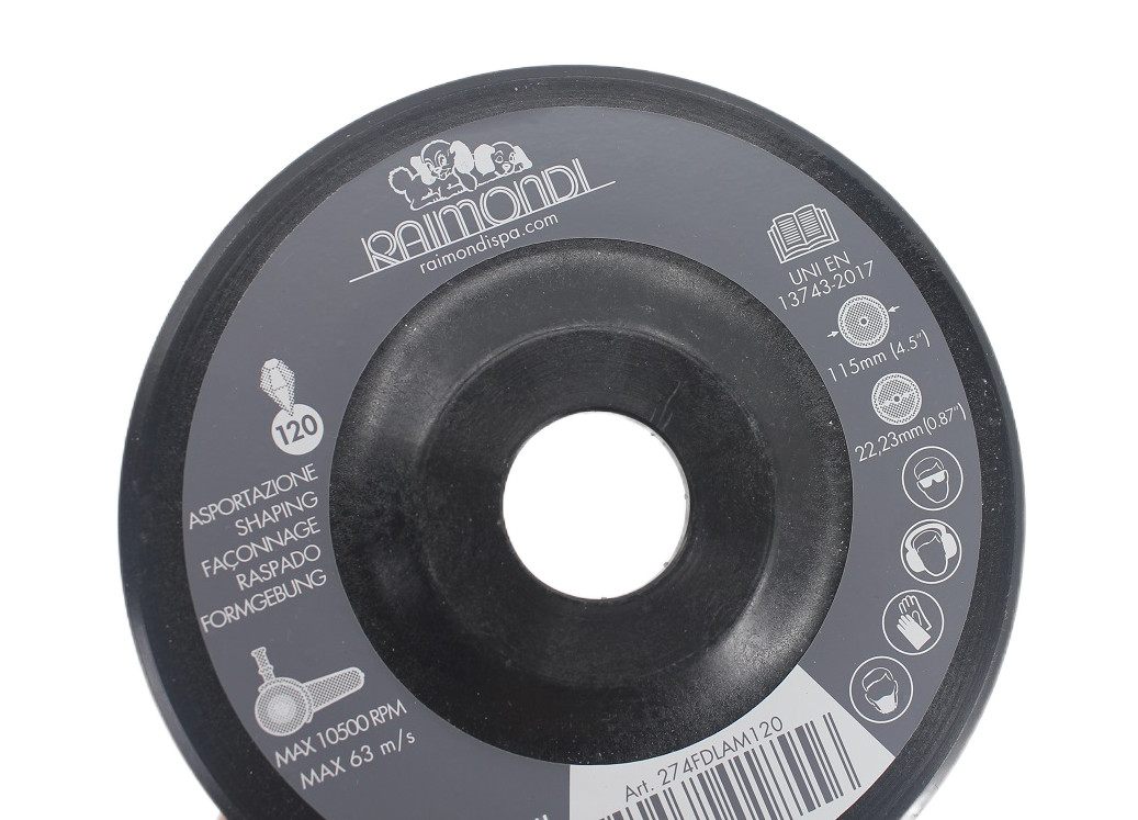Disc lamelar pt. slefuit placi, gran. 120, Ø115mm – Raimondi-274FDLAM120 120 imagine noua