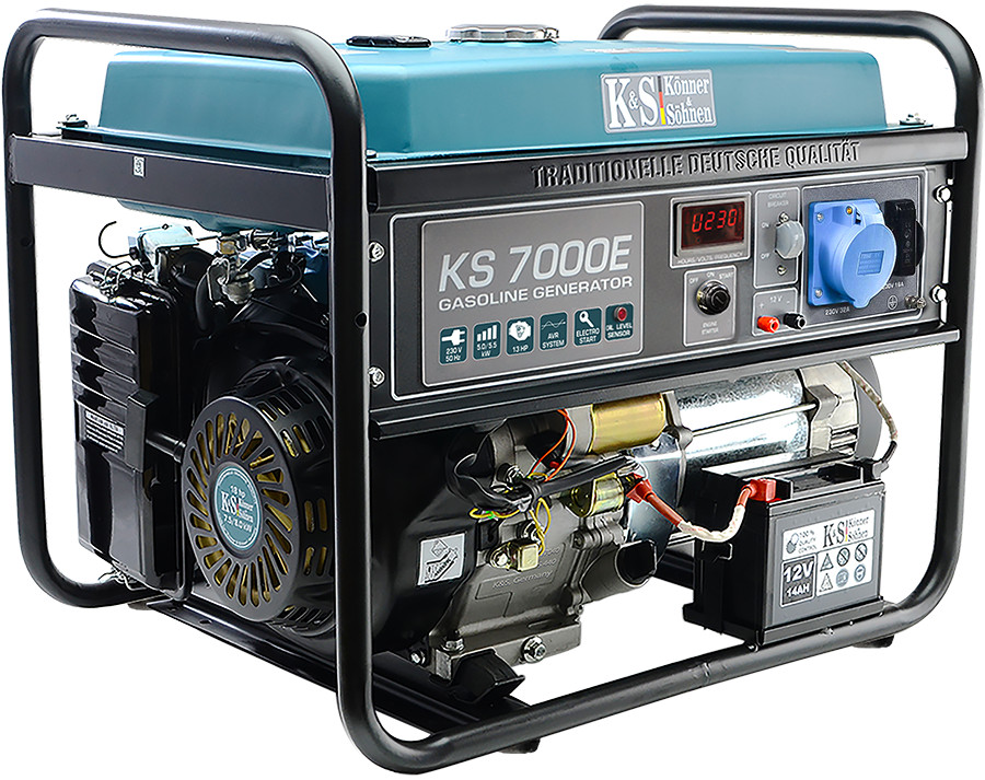 SH - Generator de curent 5.5 kW benzina PRO - Konner & Sohnen - KS-7000E - 1 | YEO