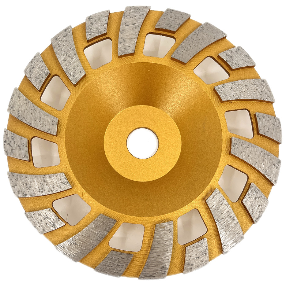 Disc cupa diamantata cu dinti alternativi pentru slefuire rapida de Beton si Abrazive 180mmx22,2mm PREMIUM – DXDY.PLCC.180 "dinti imagine noua