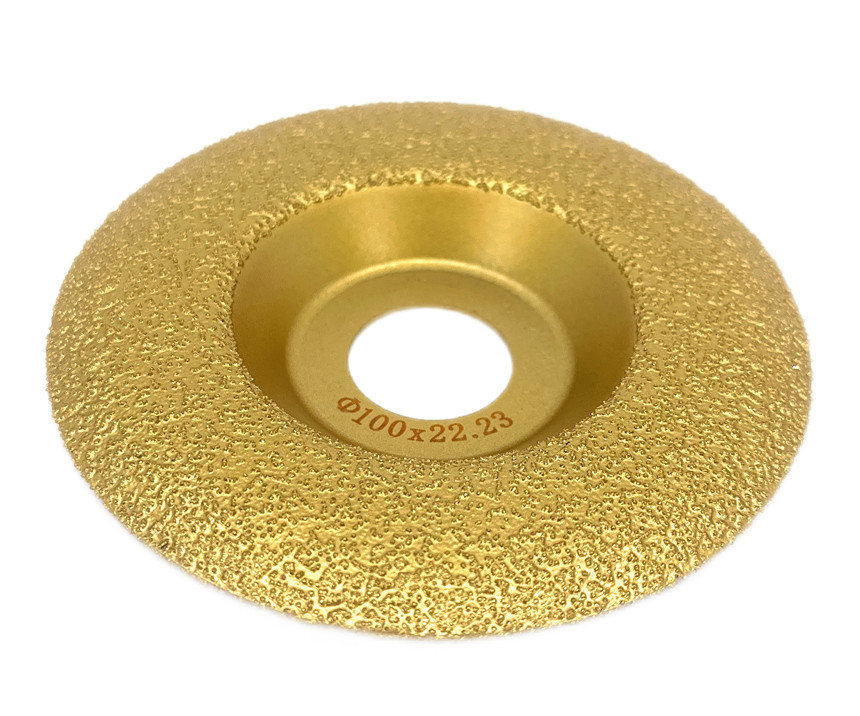 Disc diamantat curbat pentru slefuiri si sanfren in placi 100×22,23 (mm) Granulatie #45 – DXDY.4047.100.45 (mm) imagine noua