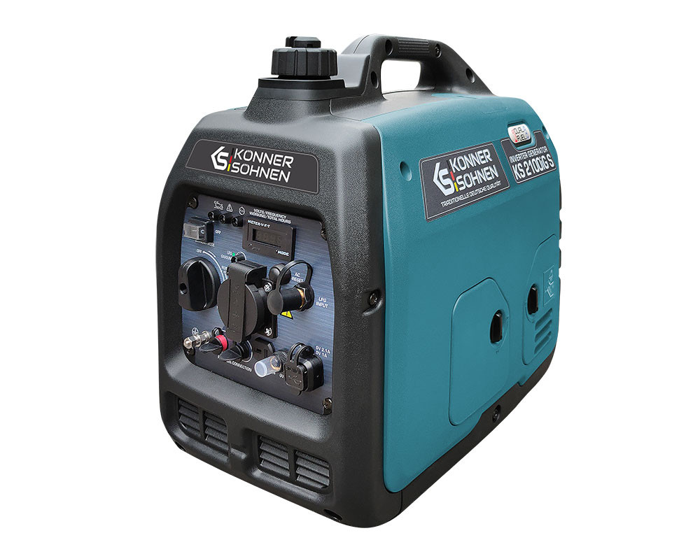 Generator de curent 2.0 kW inverter – HIBRID (GPL + benzina) – insonorizat – Konner & Sohnen – KS-2100iG-S (GPL imagine noua