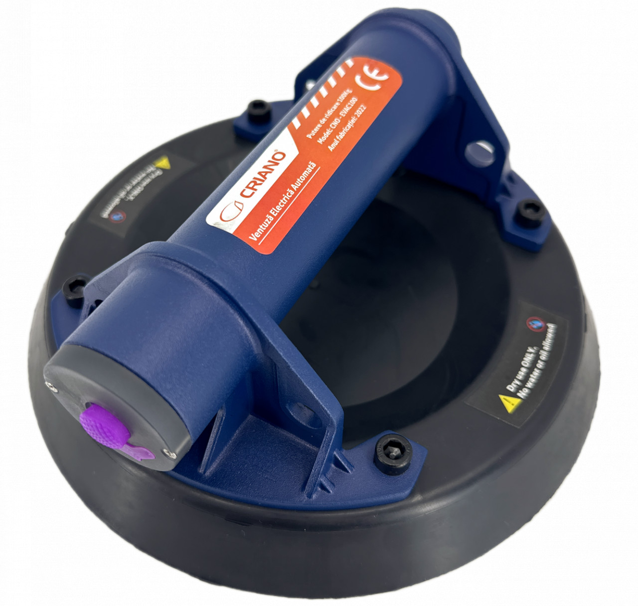 Ventuza Vacuum Electrica Automata, pentru placi, capacitate max. 100kg – CNO-EVAC100 100kg