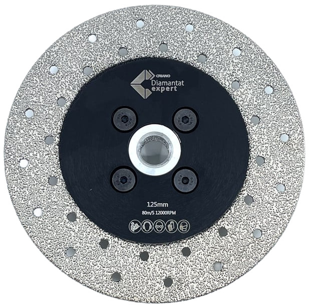 Disc DiamantatExpert lipit in vid pt. taiere si slefuire 125xM14 (mm) Super Premium – DXDY.DVB.125.M14 (mm) imagine noua