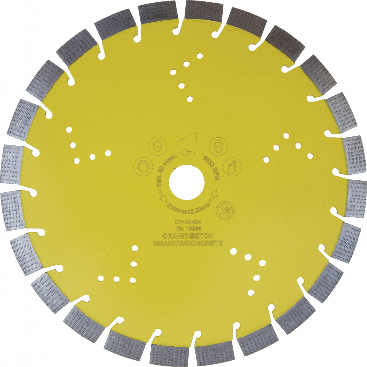 Disc DiamantatExpert pt. Beton armat & Granit – Line-up Tech 230×22.2 (mm) Super Premium – DXDH.1004.230 (mm) imagine noua
