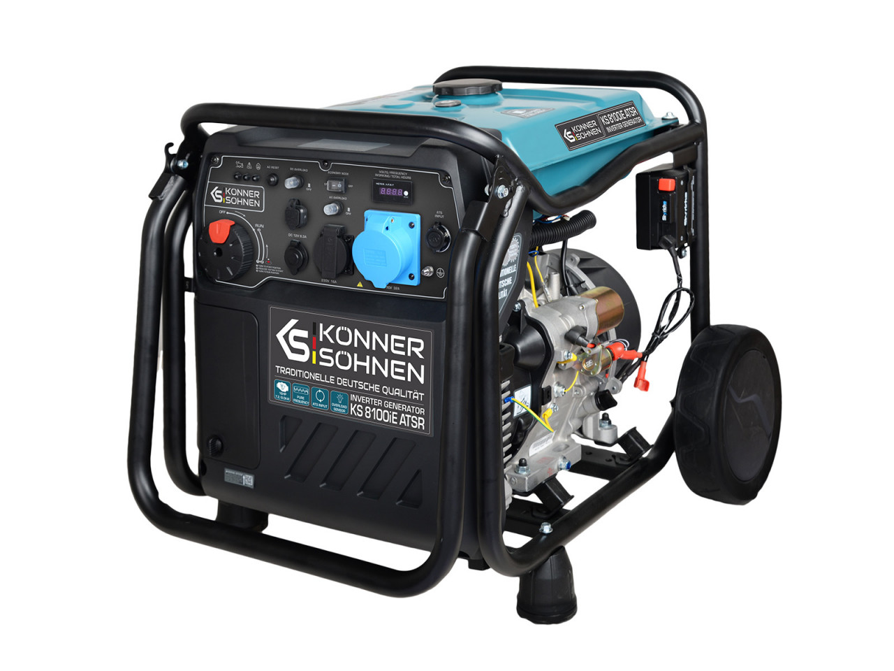 Generator de curent 8 kW inverter – benzina – Konner & Sohnen – KS-8100iE-ATSR benzina imagine noua
