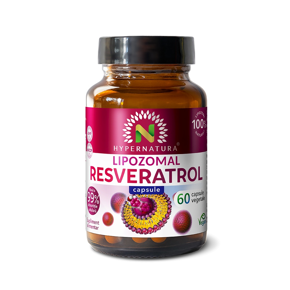 Lipozomal Resveratrol Hypernatura® , 60 capsule