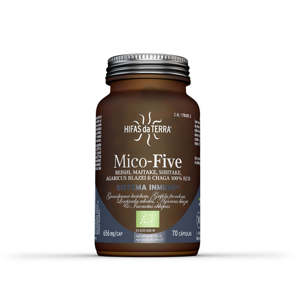Mico Five eco (Imunomodulator, antiparazitar, antiinflamator), 70 capsule, Hifas Da Terra