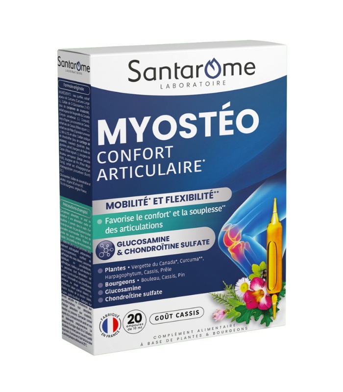Myosteo Confort Articulaire, 20 fiole x 10 ml, Santarome
