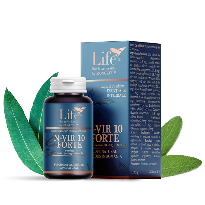 N-Vir 10 Forte, 30 capsule, Bionovativ