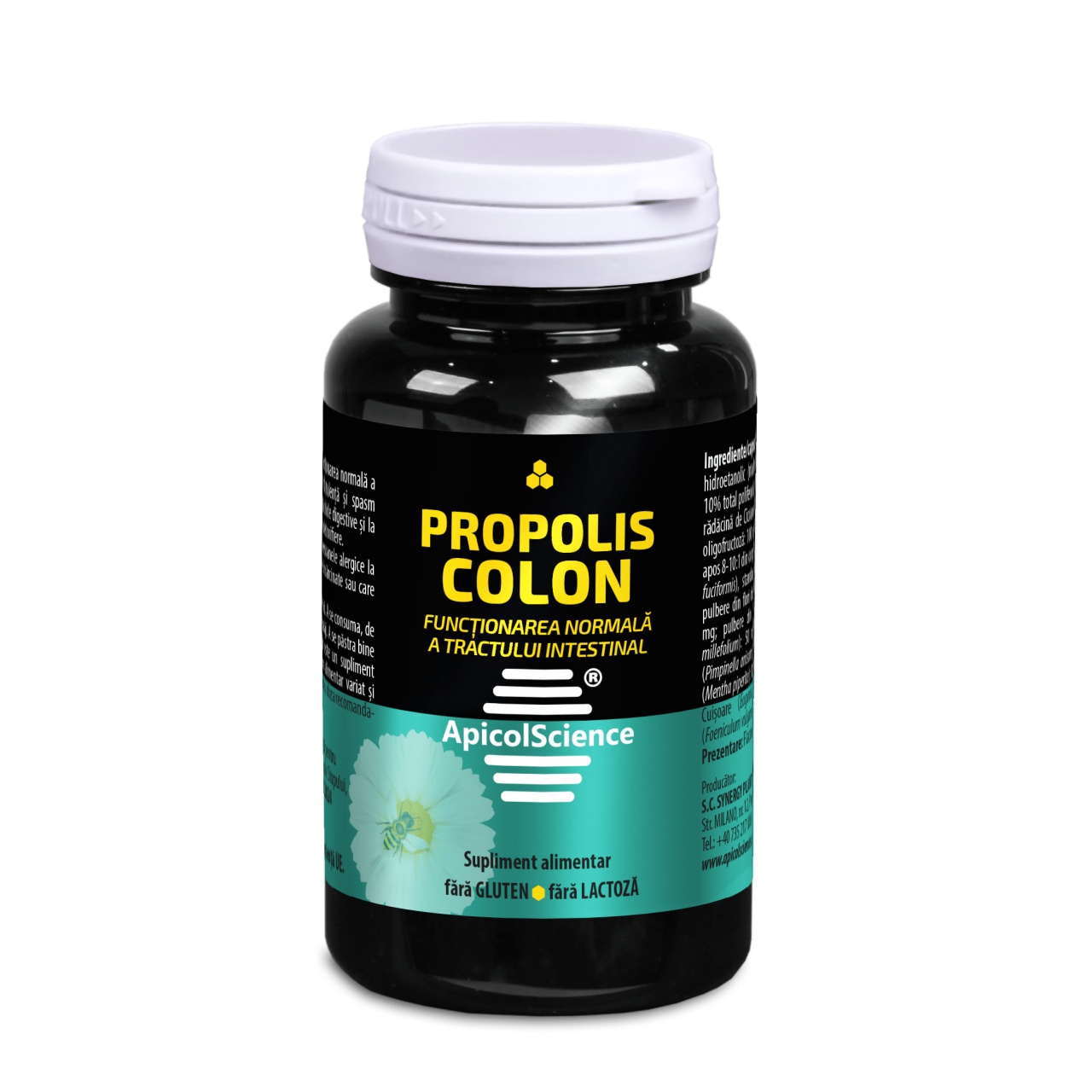 Propolis colon, 60 capsule, ApicolScience