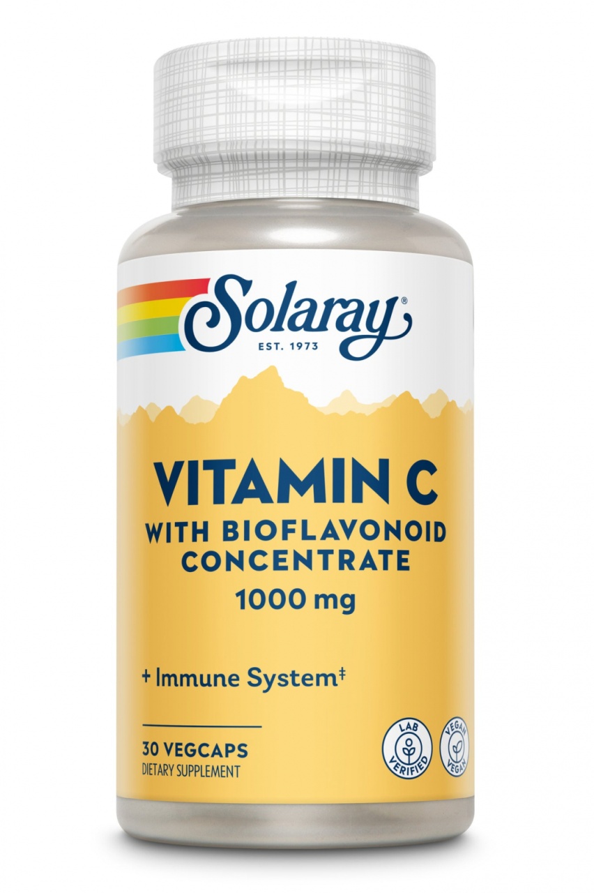 Vitamin C Solaray, 30 capsule, Secom