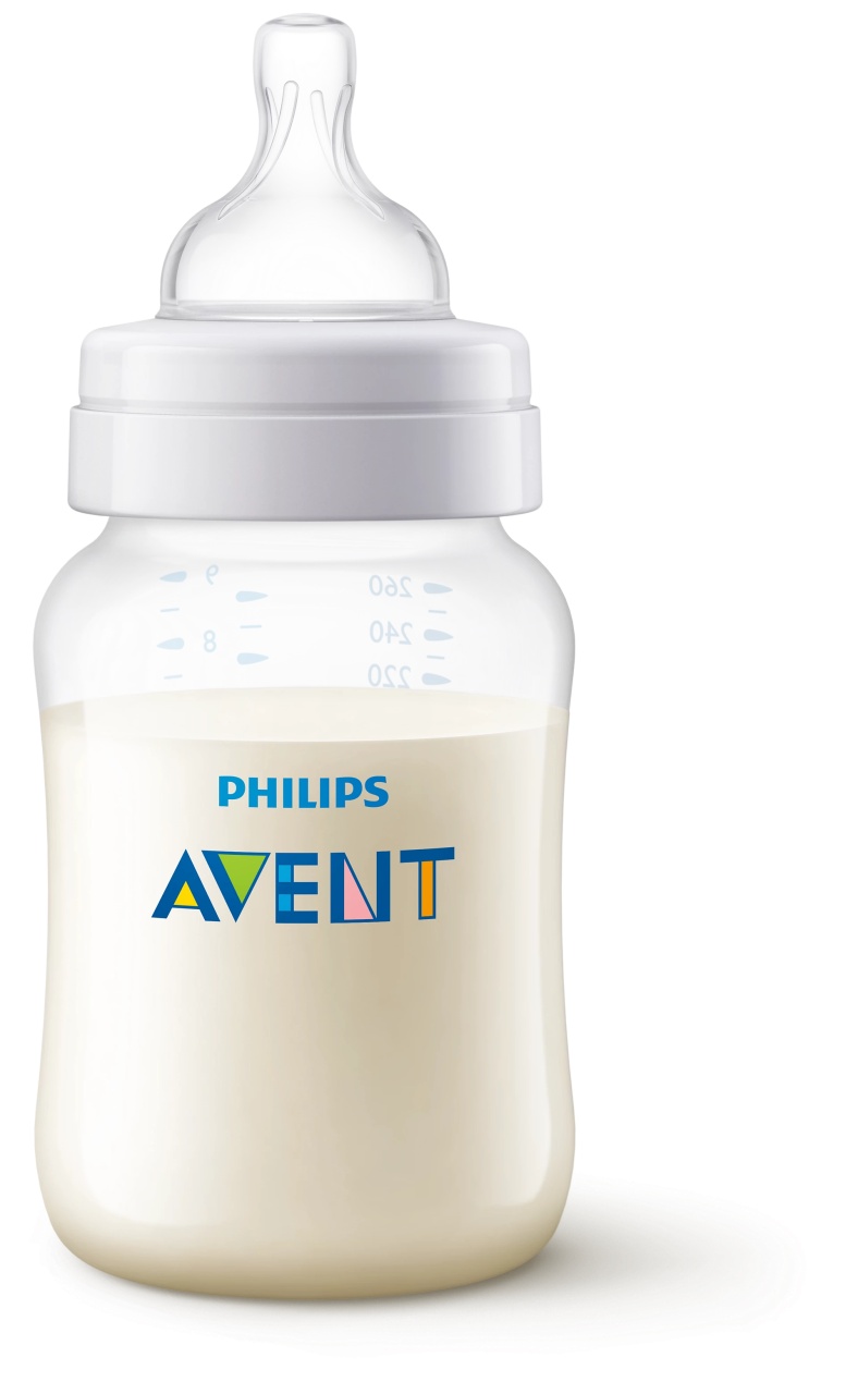 Biberon anti-colici Philips Avent, 1 luna+, 260 ml, SCY103/01, Philips