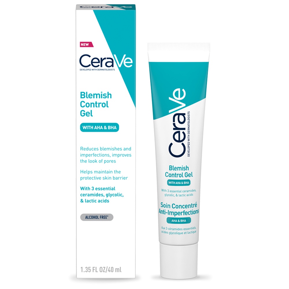 Gel anti-imperfectiuni pentru ten cu tendinta acneica cu AHA si BHA, 40 ml, CeraVe