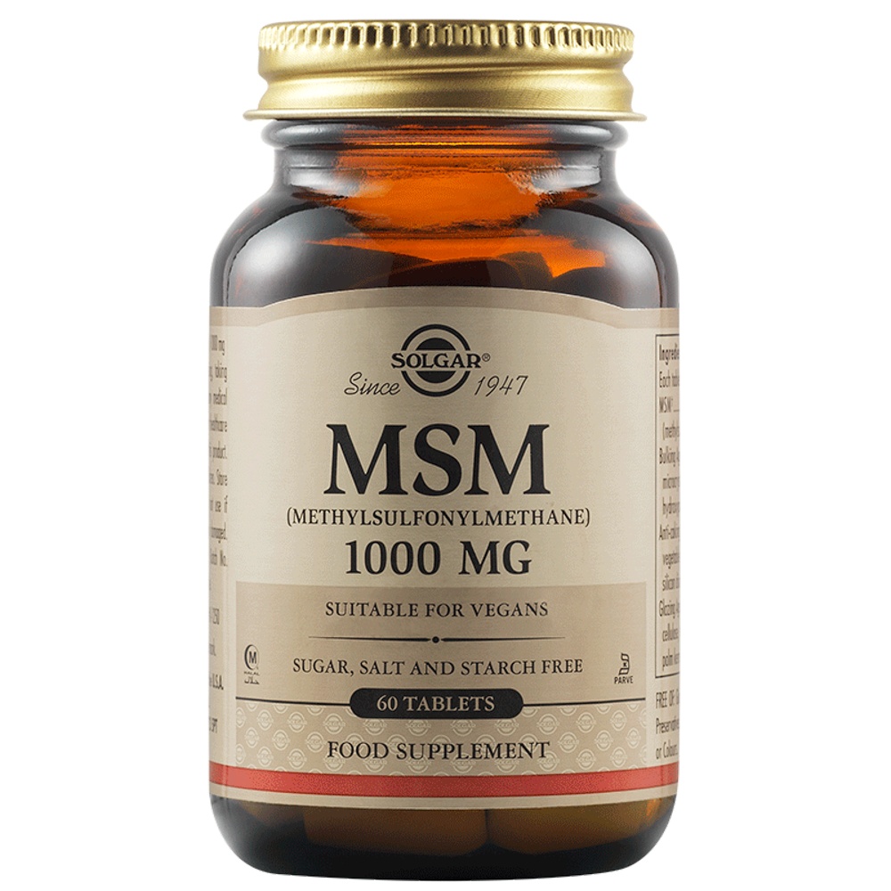 MSM 1000mg, 60 tablete, Solgar