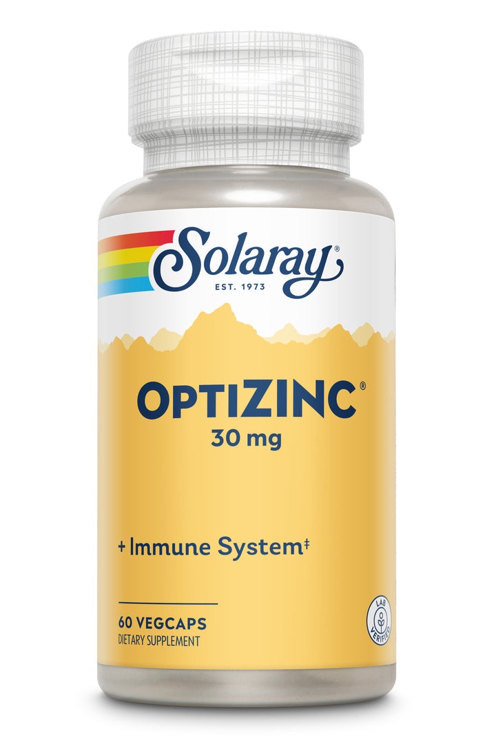 OptiZinc 30 mg Secom, 60 capsule, Solaray