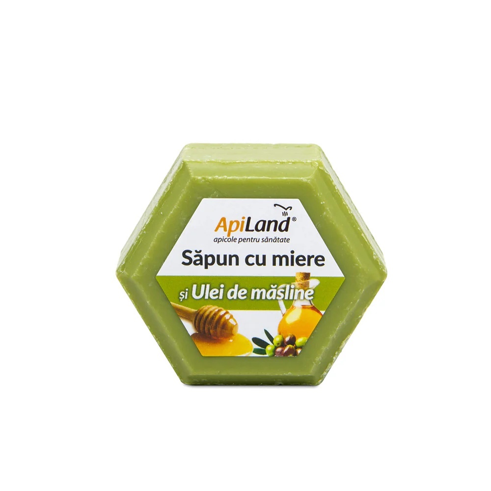 Sapun Cu Miere Si Ulei De Masline, 100g, Apiland