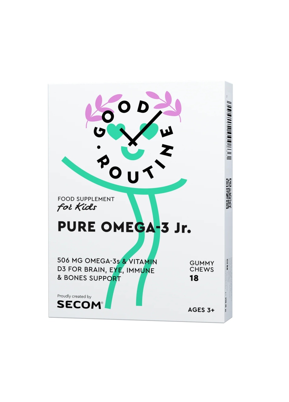 Pure Omega-3 Jr, 18 jeleuri, Secom