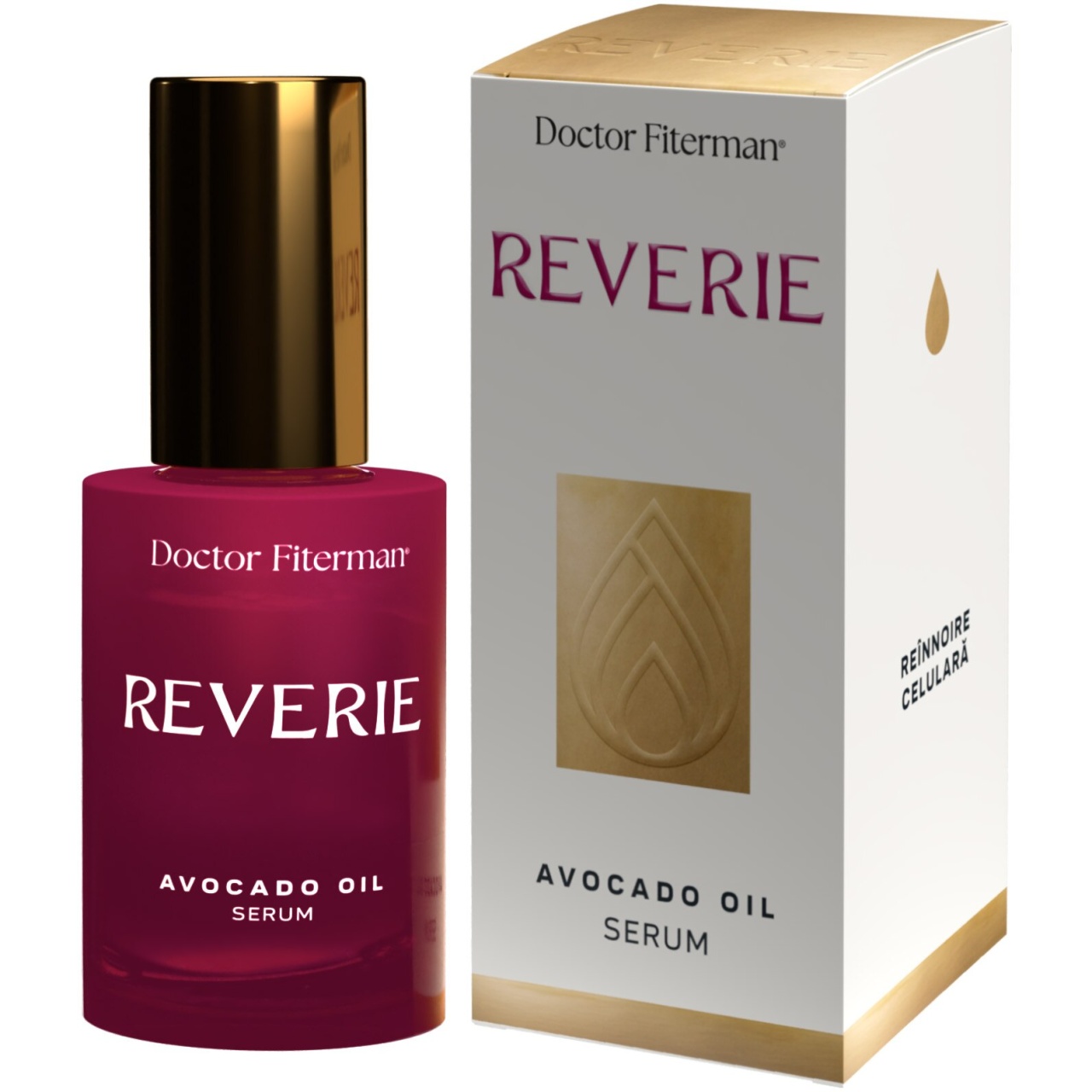 Ser pentru fata cu ulei de avocado Reverie Fiterman, 30 ml