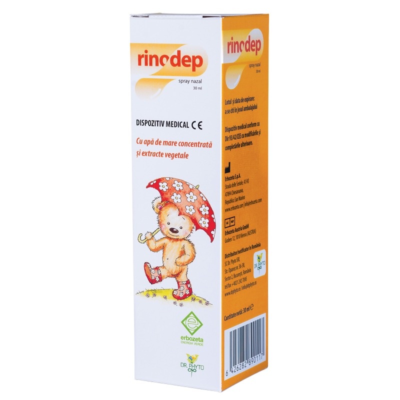 Spray pentru copii Rinodep, 30 ml, Dr. Phyto
