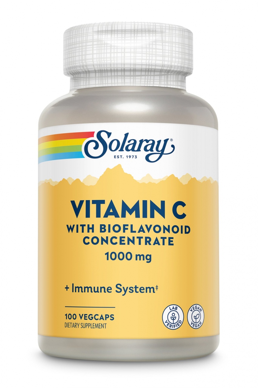 Vitamin C Solaray, 1000 mg, 100 capsule, Secom