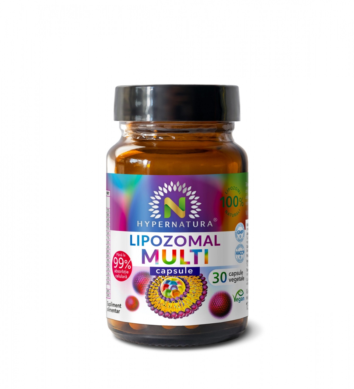 Lipozomal Multi Vitamin, 30 capsule vegetale, Hypernatura