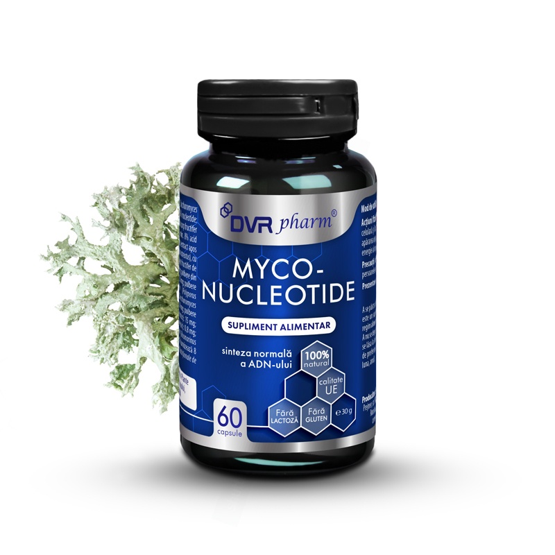 Myco-Nucleotide Pentru Regenerare Celulară, Imunitate Și Detox 60 Capsule DVR Pharm