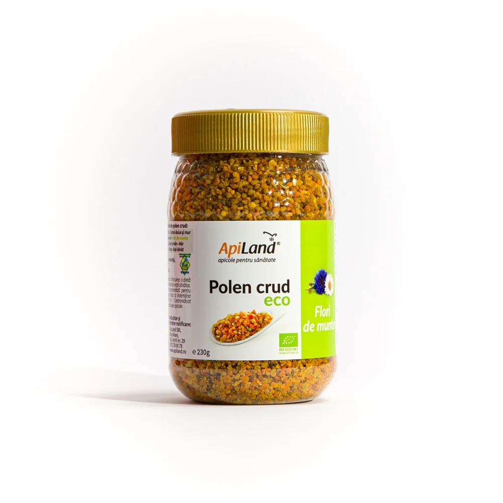 Polen crud de flori de munte ECO, 230g, ApiLand