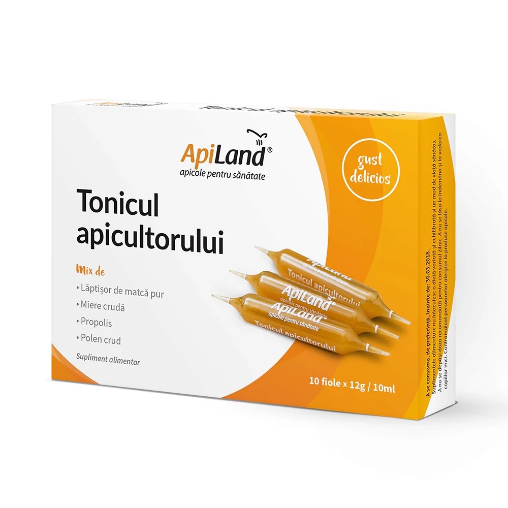Tonicul apicultorului - 10 fiole x 12g, ApiLand