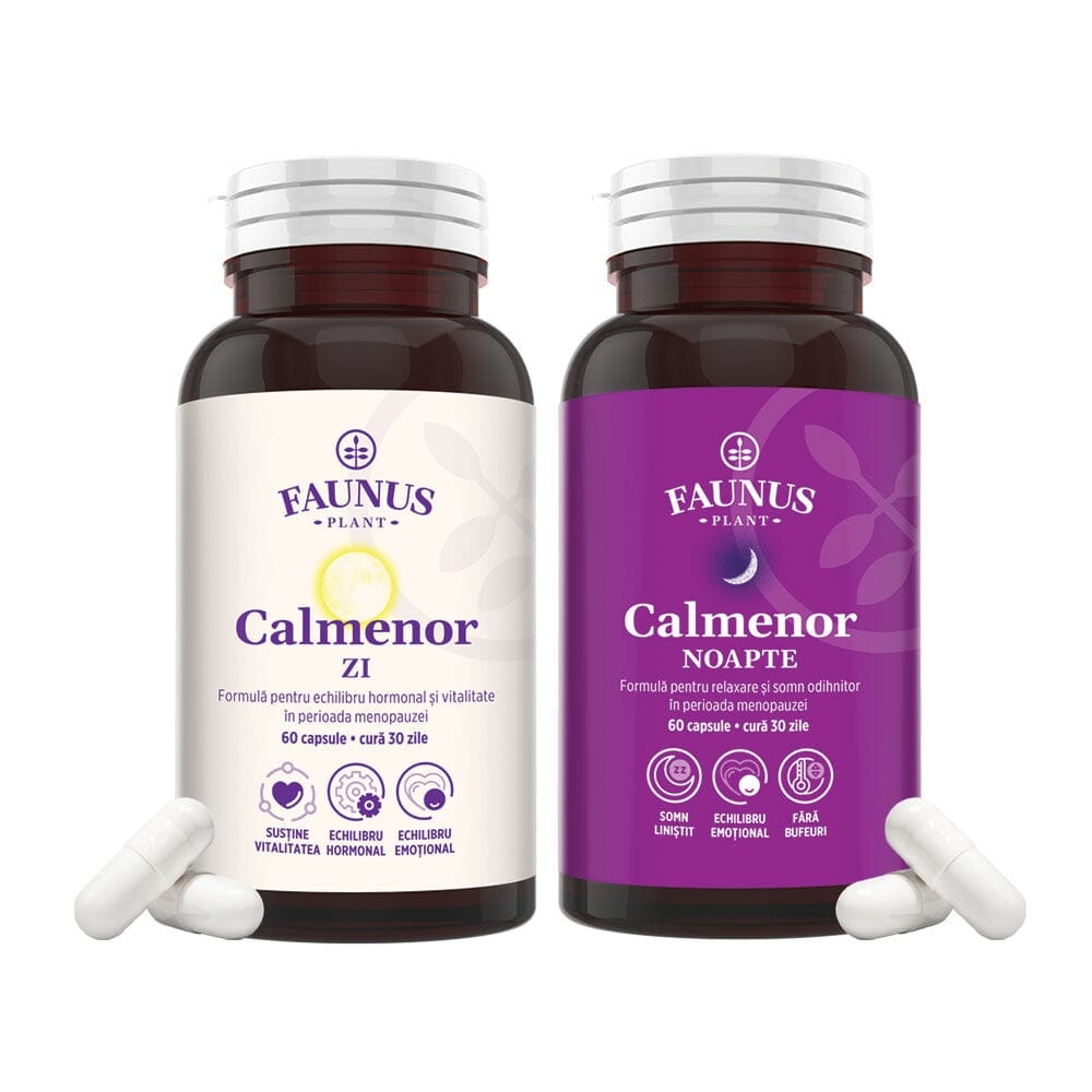 Pachet Calmenor Zi + Noapte, 60cps+60cps, Faunus Plant