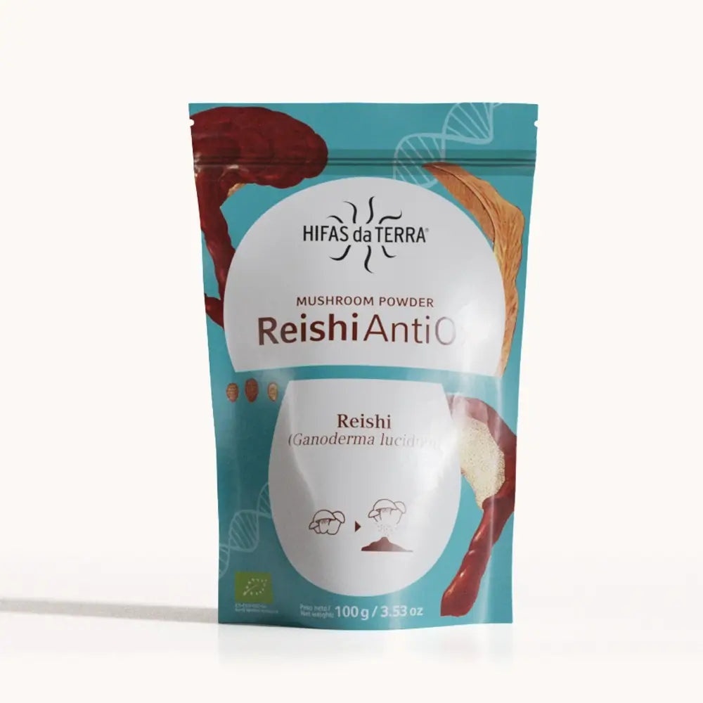 Reishi AntiOx (pudră ecologică Ganoderma lucidum/Reishi), 100 g, Hifas Da Terra