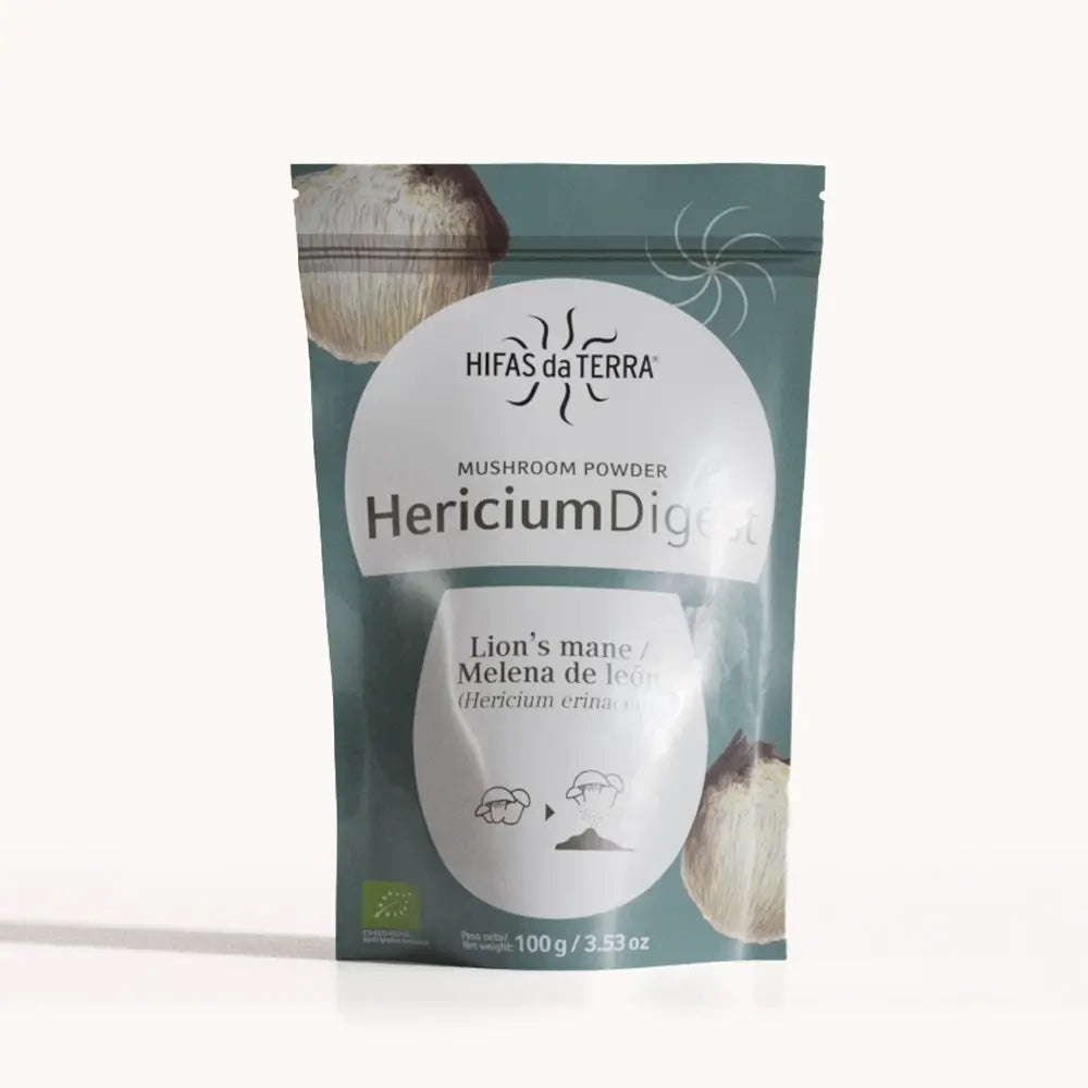 Hericium Digest (pudră ecologică din Hericium erinaceus/Coamă de leu), 100 g, Hifas Da Terra