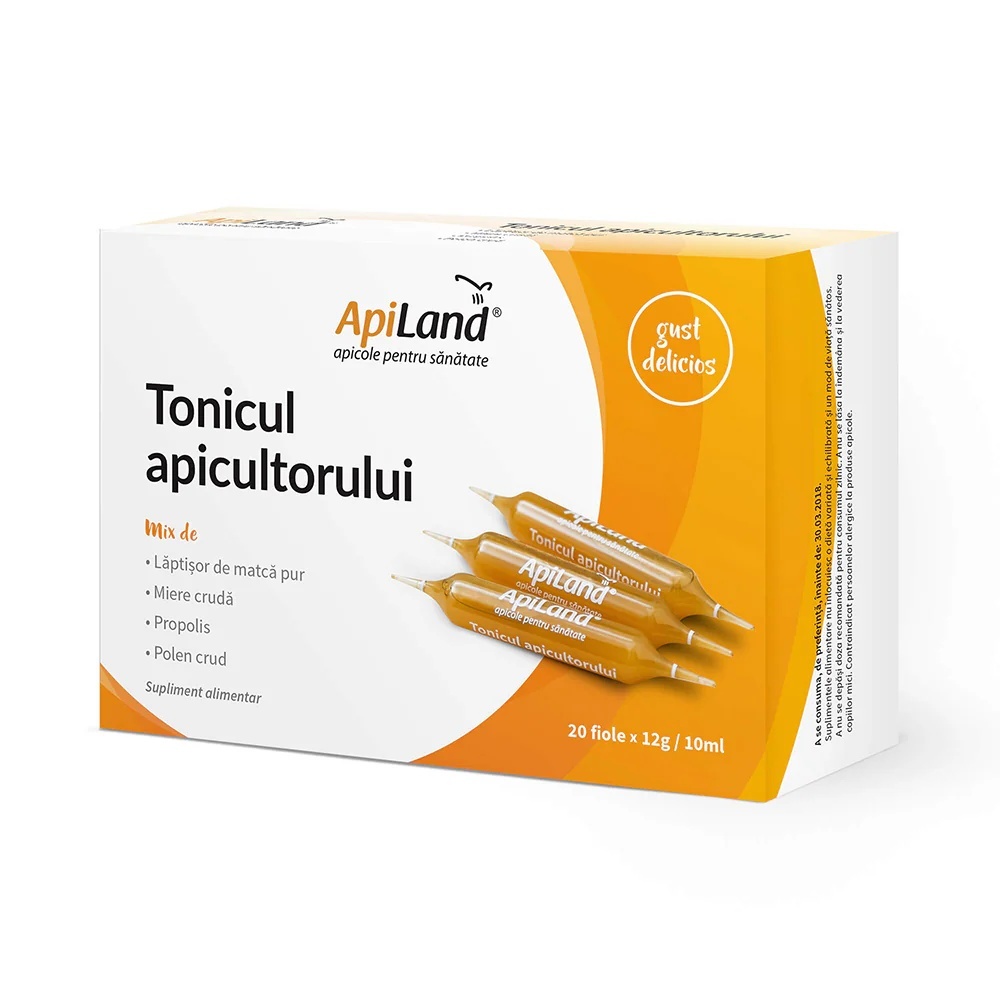 Tonicul apicultorului - 20 fiole x 12g, ApiLand