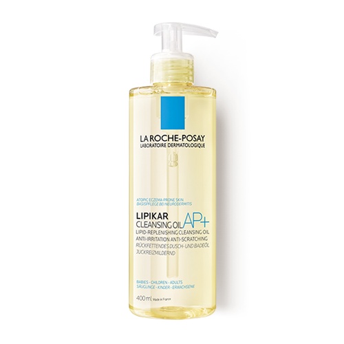 Ulei de spalare relipidant pentru pielea uscata cu tendinta atopica Lipikar AP+, 400 ml, La Roche-Posay