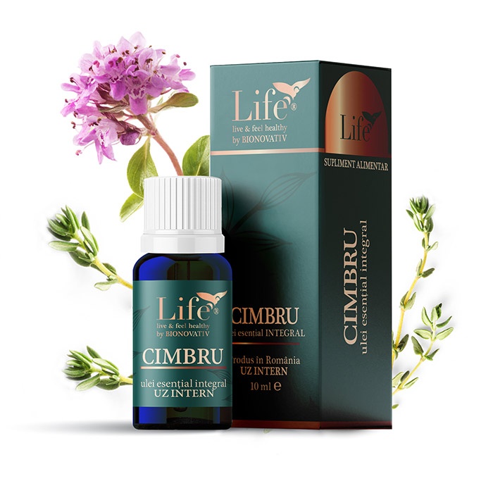 Ulei esential integral de Cimbru, 10 ml, Bionovativ Life