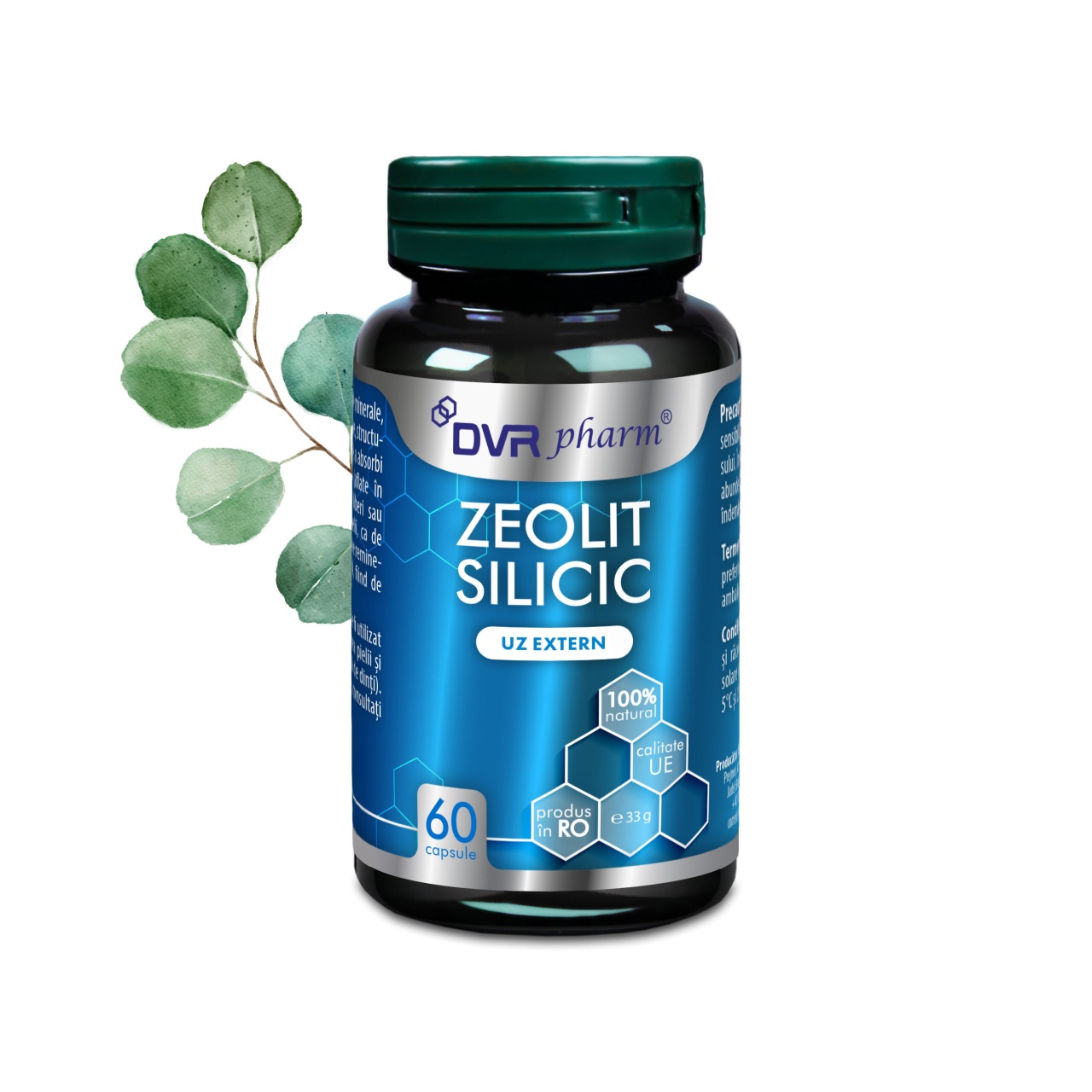 Zeolit Silicic, 60 Capsule, DVR Pharm