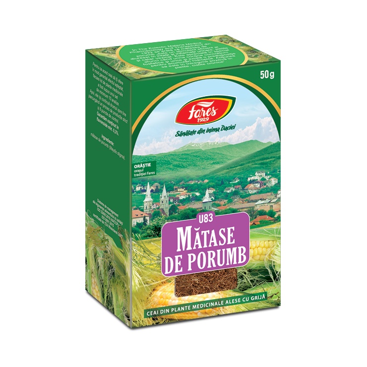Ceai Matase de Porumb U 83, 50 g, Fares