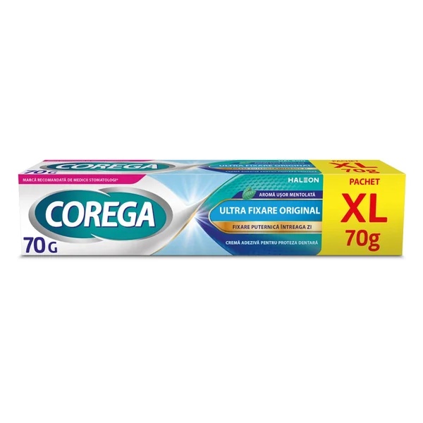 Crema adeziva pentru proteza dentara Original, 70 g, Corega