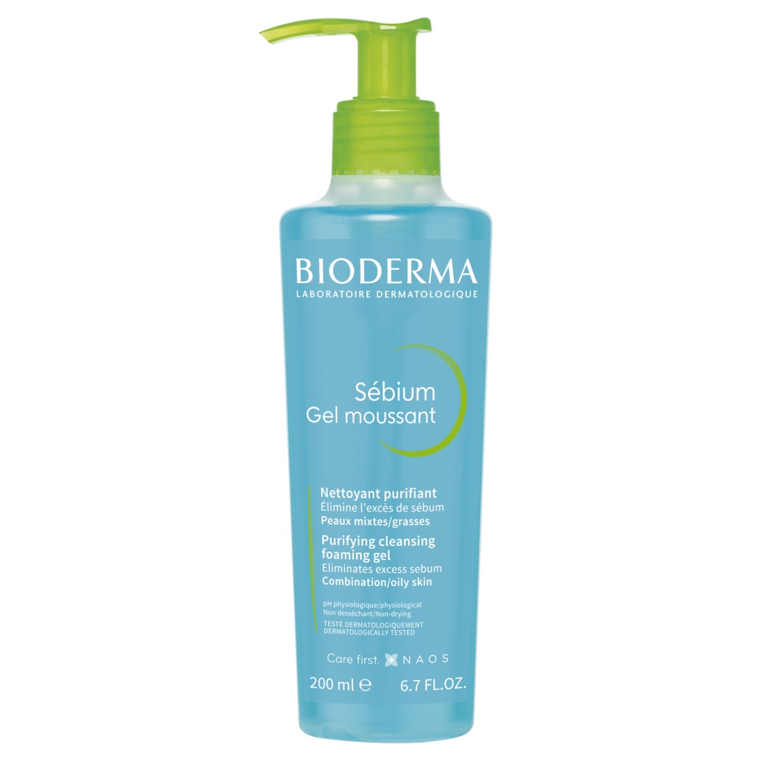Gel spumant Sebium, 200 ml, Bioderma