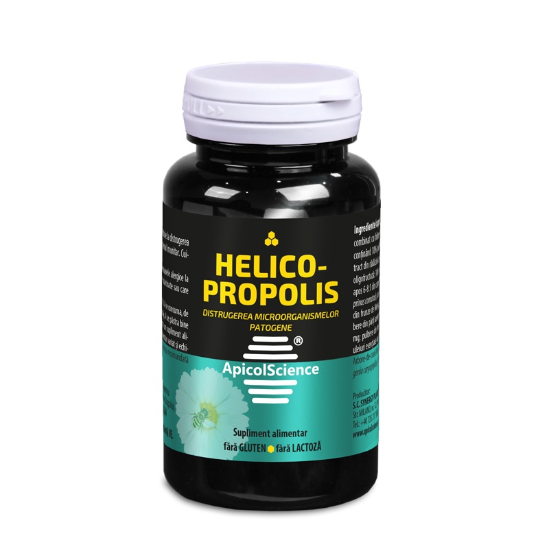 Helico Propolis, 60 capsule, Apicolscience
