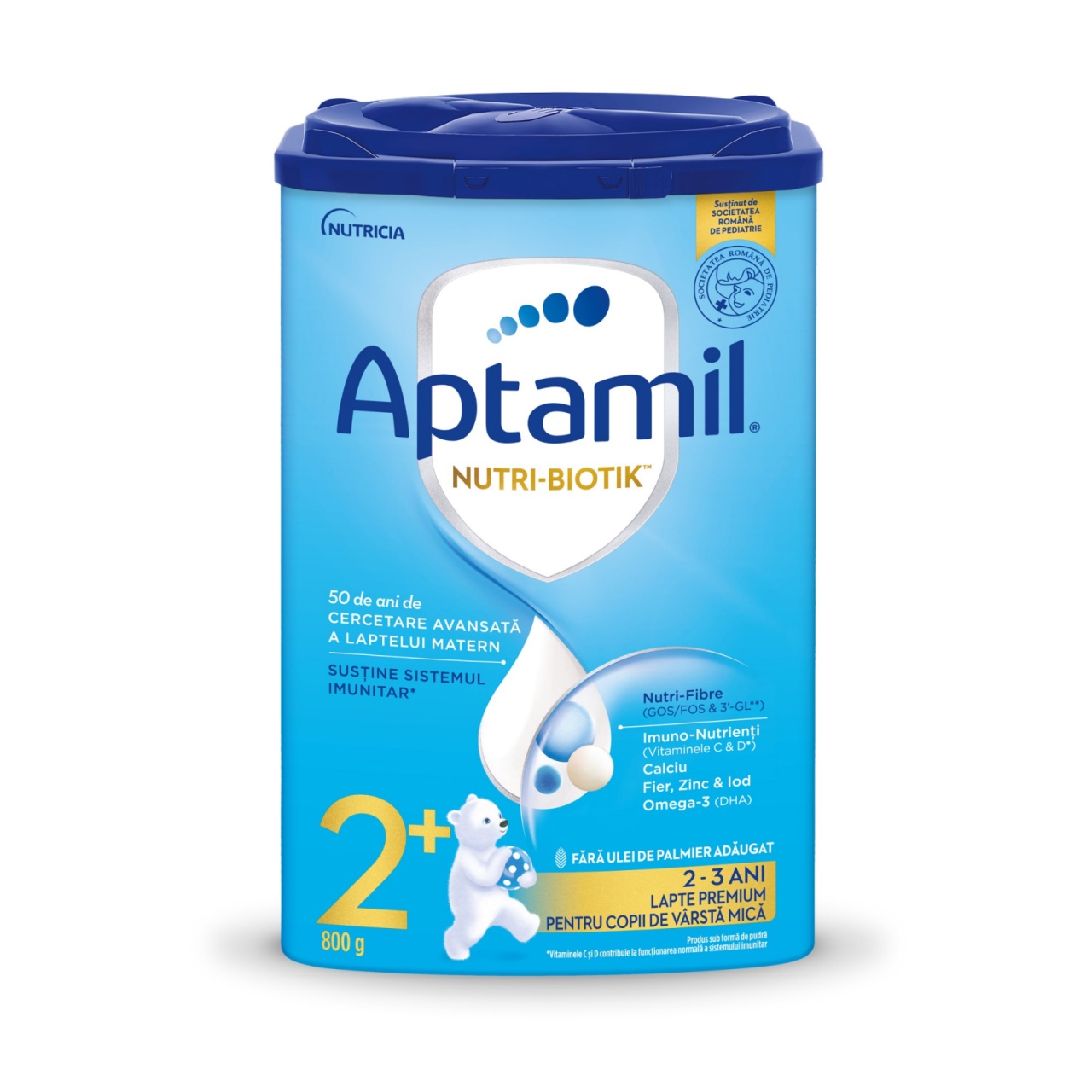 Lapte praf Nutri-Biotik 2+, 2-3 ani, 800 g, Aptamil