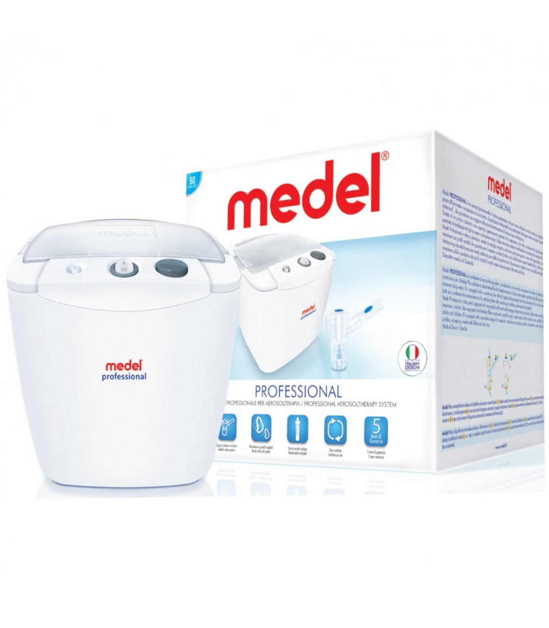 MEDEL PROFESIONAL - Sistem profesional pentru aerosoloterapie cu compresor