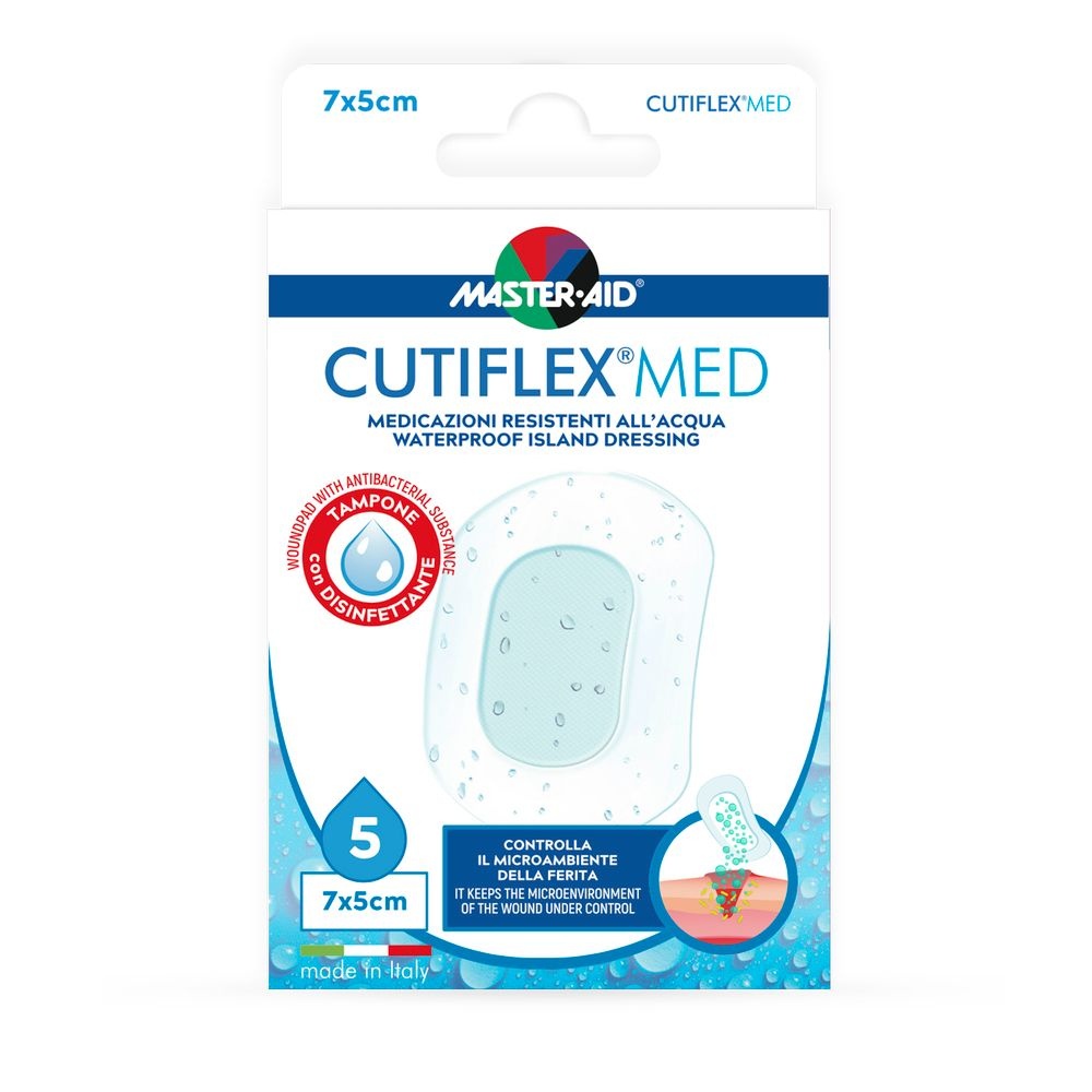 Pansamente impermeabile sterile Cutiflex, 7x5cm, 5buc, Master-Aid
